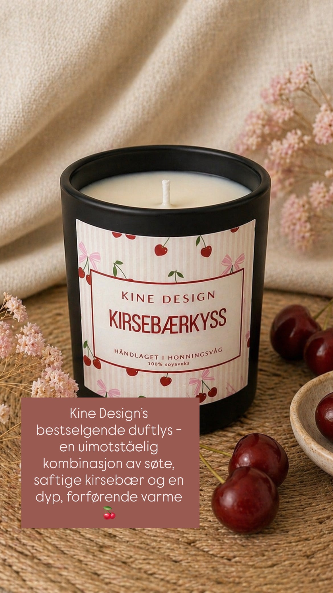 Duftlys - Kirsebærkyss