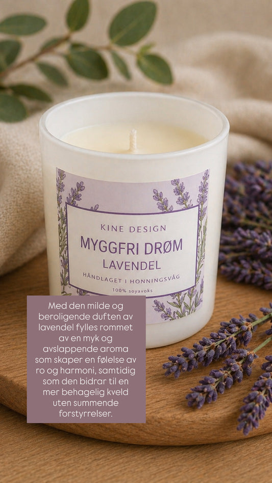 Duftlys - Myggfri drøm, lavendel