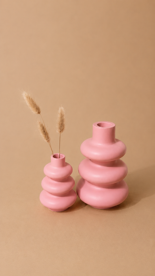Vase, Bølge, stor - 14 cm