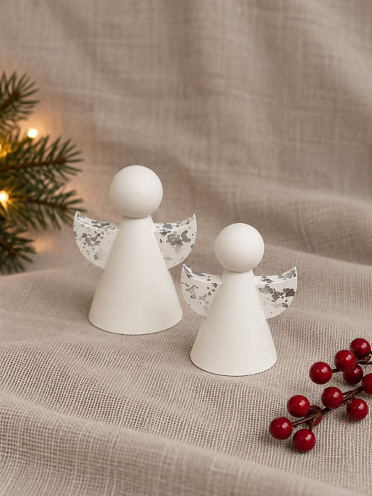 Engel med glittervinger - liten