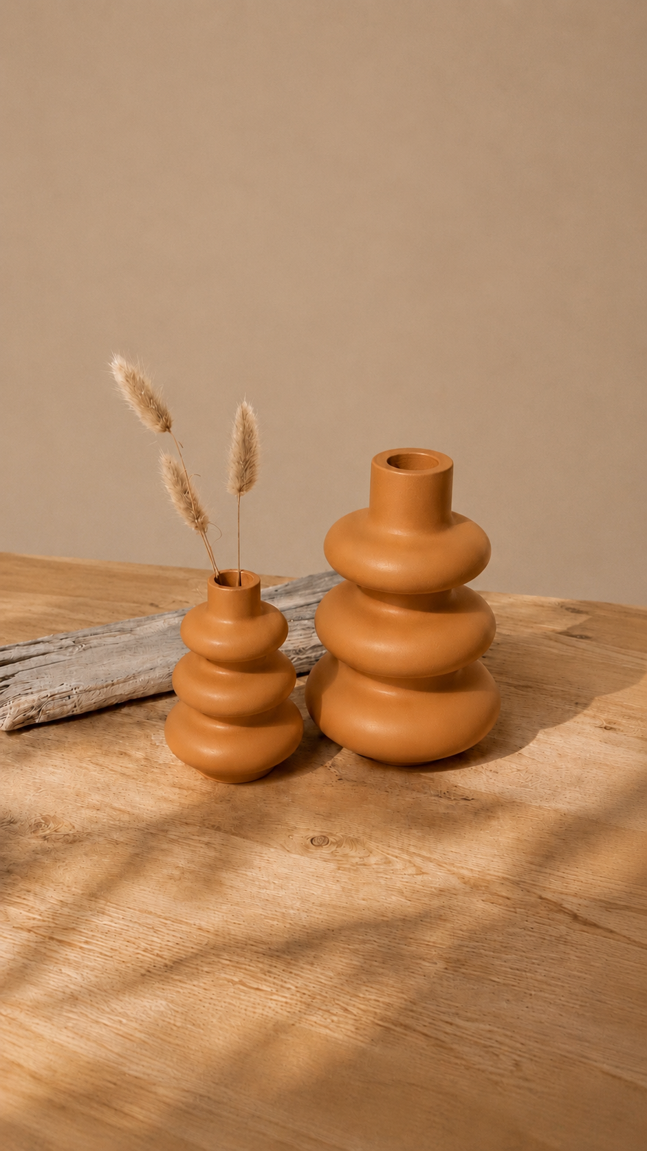 Vase, Bølge, stor - 14 cm