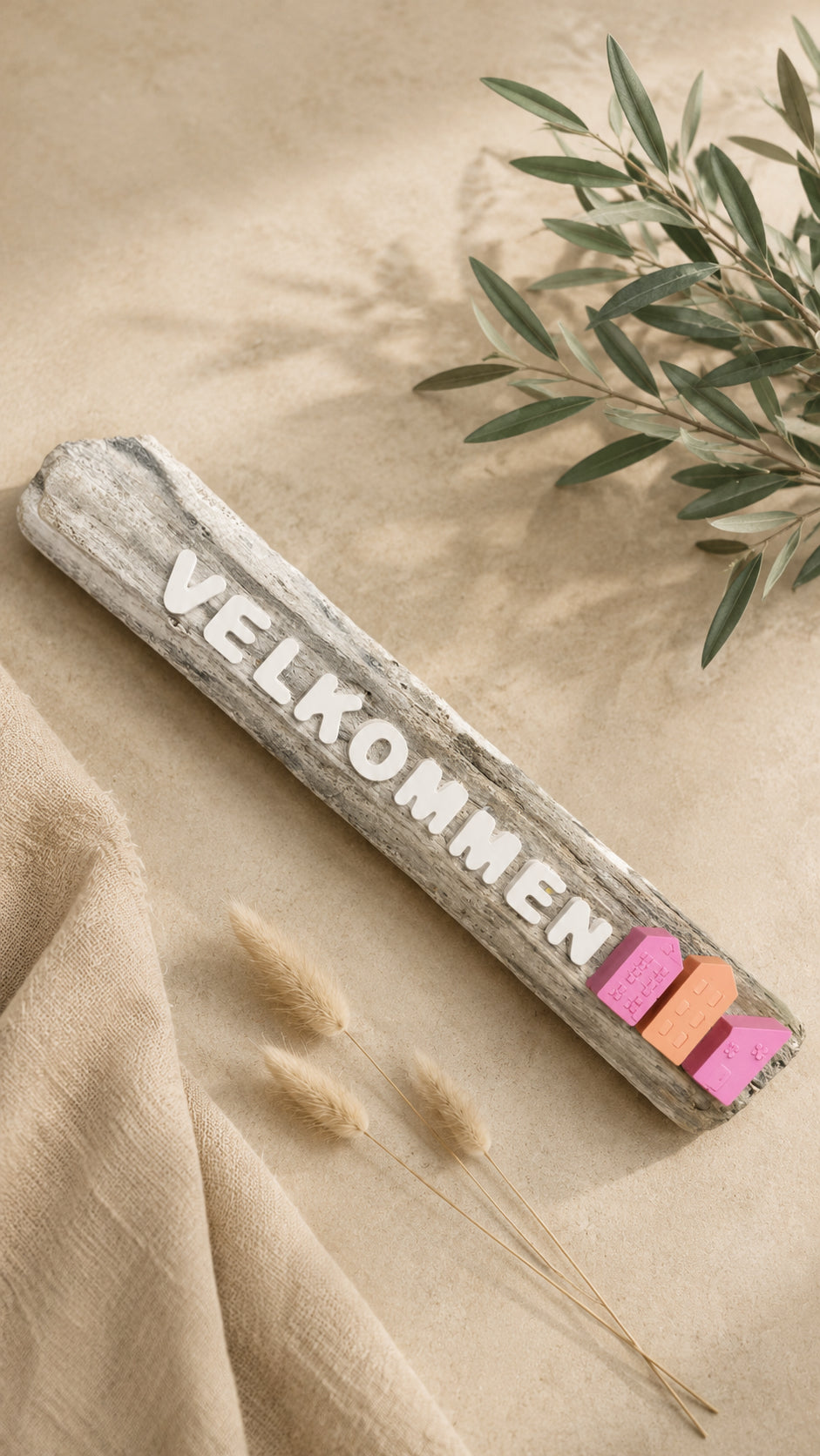 Skilt, "Velkommen" - unikt
