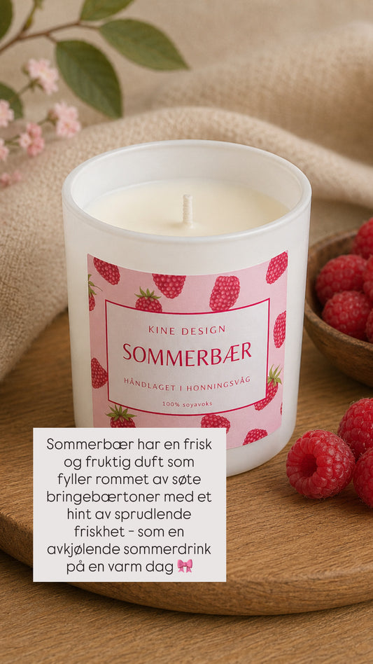 Duftlys - Sommerbær