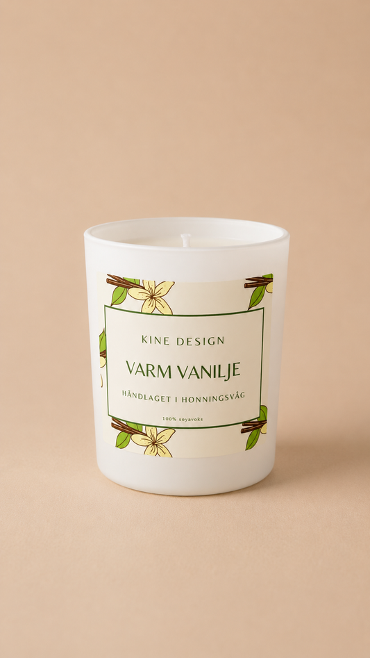 Duftlys - Varm Vanilje